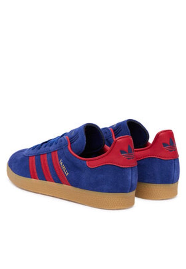 Adidas - adidas Sneakersy Gazelle JR6293 Granatowy. Kolor: niebieski. Materiał: skóra, zamsz. Model: Adidas Gazelle