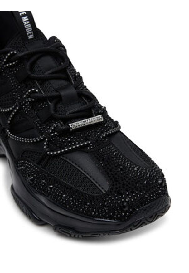 Steve Madden Sneakersy Magneto-R-E SM19000109 Czarny. Kolor: czarny. Materiał: materiał