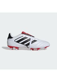 Adidas - Buty Copa Gloro 2 FG. Kolor: czerwony, biały, wielokolorowy, czarny. Materiał: skóra. Sport: piłka nożna
