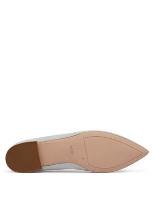 HÖGL Baleriny 0-180002-38000 Szary. Kolor: szary. Materiał: skóra, zamsz