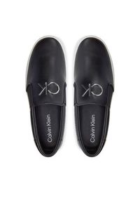 Calvin Klein Sneakersy Flatform Cup Slip On Re Lock Lth HW0HW02057 Czarny. Zapięcie: bez zapięcia. Kolor: czarny