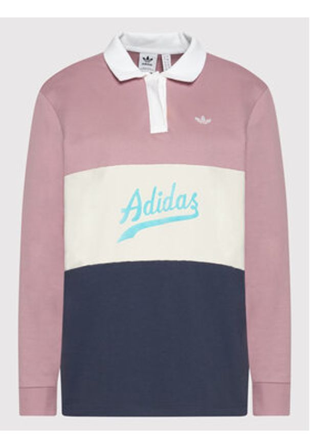 Adidas - adidas Polo Modern B-Ball HD9773 Kolorowy Standard Fit. Typ kołnierza: polo. Materiał: bawełna. Wzór: kolorowy