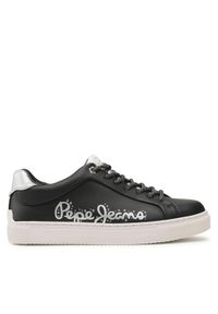Pepe Jeans Sneakersy Adams Pam PLS31200 Czarny. Kolor: czarny. Materiał: skóra