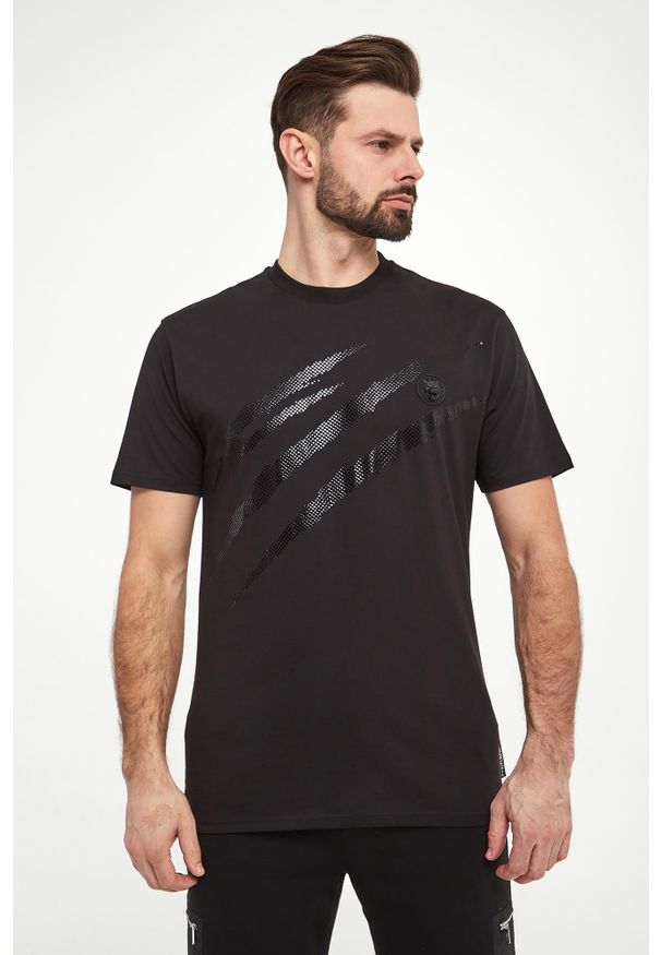 Plein Sport - T-shirt męski PLEIN SPORT. Styl: sportowy