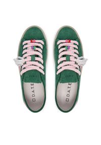 D.A.T.E. Sneakersy Tender W441-TE-BW Zielony. Kolor: zielony. Materiał: skóra, zamsz #6