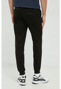 Rip Curl spodnie dresowe męskie kolor szary gładkie. Kolor: czarny. Materiał: dresówka. Wzór: gładki #4