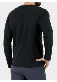 Fjällräven - Longsleeve męski Fjallraven Forever Nature Badge. Kolor: niebieski. Długość rękawa: długi rękaw