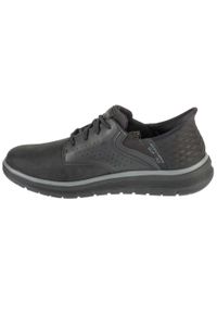 skechers - Buty sportowe Sneakersy męskie, Slip-Ins: Orell - Yates. Kolor: czarny. Sport: turystyka piesza