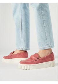 Clarks Półbuty Mayhill Cove 26176652 Różowy. Kolor: różowy. Materiał: skóra #7