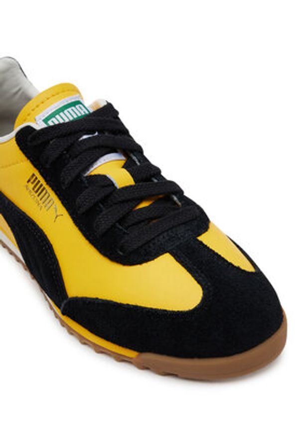 Puma Sneakersy Arizona Retro 402353 03 Żółty. Kolor: żółty. Materiał: skóra, zamsz