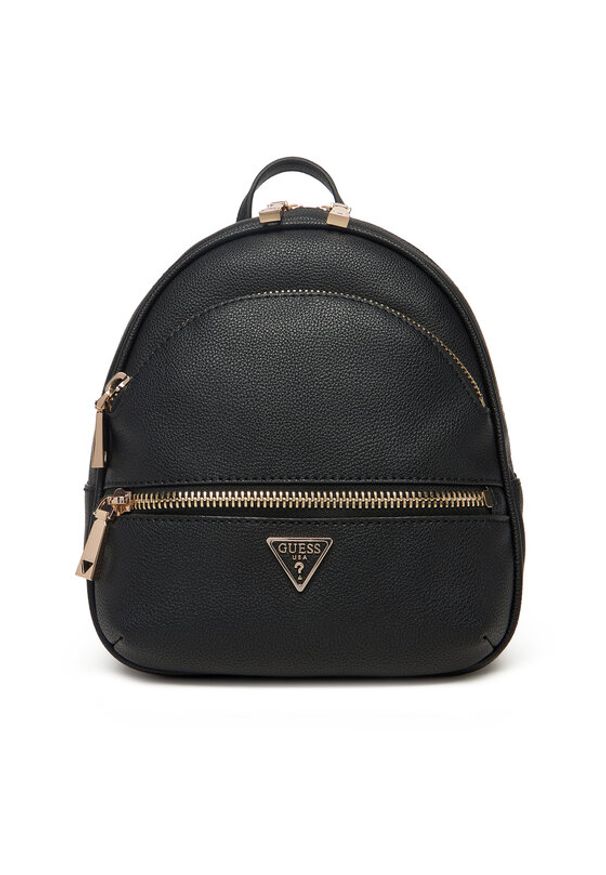 Guess Plecak Manhattan II HWBG71 18320 Czarny. Kolor: czarny. Materiał: skóra