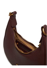 Pinko - PINKO Torebka Brioche Hobo Mini AI 24-25 PLTT 101433 A29Q Bordowy. Kolor: czerwony. Materiał: skórzane #4