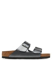 Birkenstock Klapki Arizona 1029224 Szary. Kolor: szary. Materiał: skóra