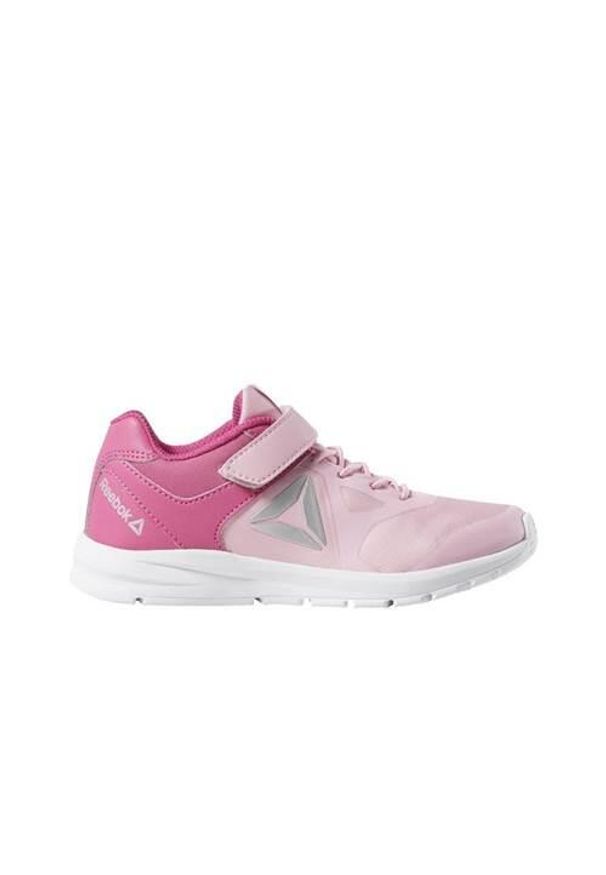 Buty do chodzenia dla dzieci Reebok Rush Runner. Zapięcie: rzepy. Kolor: różowy. Materiał: syntetyk, tkanina, materiał. Szerokość cholewki: normalna. Sport: turystyka piesza