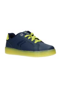 Buty do chodzenia dla dzieci Geox Kommodor. Zapięcie: sznurówki. Kolor: niebieski. Materiał: syntetyk, materiał. Szerokość cholewki: normalna. Sport: turystyka piesza