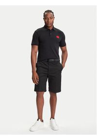 Hugo - HUGO Szorty materiałowe Darik241 50505857 Czarny Regular Fit. Kolor: czarny. Materiał: syntetyk #4