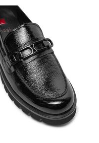 HÖGL Loafersy Robin 8-101615 Czarny. Kolor: czarny. Materiał: lakier, skóra #5