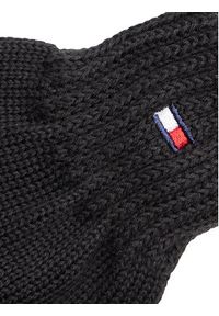 TOMMY HILFIGER - Tommy Hilfiger Rękawiczki dziecięce Small Flag AU0AU01657 Czarny. Kolor: czarny. Materiał: bawełna, materiał