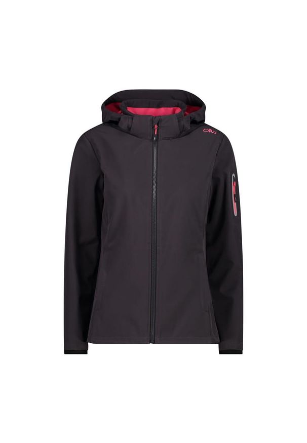 Kurtka damska turystyczna CMP 39A5006. Kolor: czarny. Sport: turystyka piesza