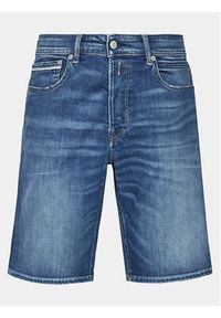 Replay Szorty jeansowe M1072 .000.573 Niebieski Regular Fit. Kolor: niebieski. Materiał: bawełna #7