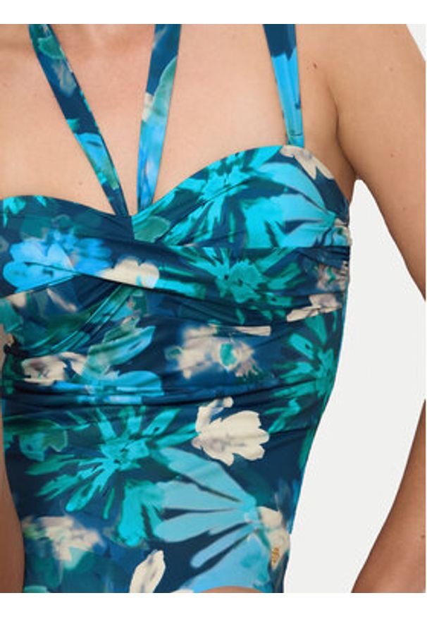 Triumph Strój kąpielowy Summer Fleur 10222315 Niebieski. Kolor: niebieski. Materiał: syntetyk