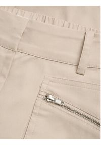 Karen by Simonsen Spodnie materiałowe Maddie 10104748 Beżowy Relaxed Fit. Kolor: beżowy. Materiał: bawełna
