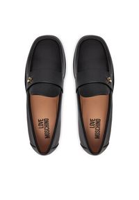 Love Moschino - LOVE MOSCHINO Półbuty JA10142G1OIA0000 Czarny. Kolor: czarny. Materiał: skóra #3