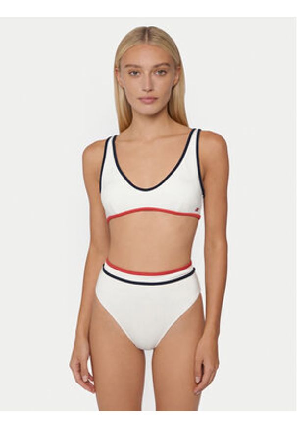 TOMMY HILFIGER - Tommy Hilfiger Góra od bikini UW0UW06374 Écru. Materiał: syntetyk