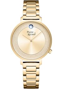 Zegarek Pierre Ricaud Zegarek damski Pierre Ricaud P23018.1101Q CYRKONIE złoty. Kolor: złoty #1