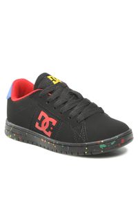 Sneakersy DC Striker ADBS100270 Black/Splatter (BS5). Kolor: czarny. Materiał: skóra