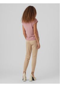 Vero Moda T-Shirt Filli 10247666 Różowy Regular Fit. Kolor: różowy. Materiał: syntetyk #3