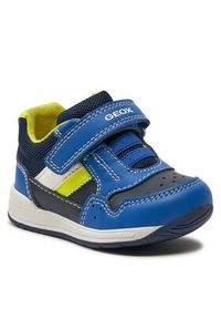 Geox Sneakersy B Rishon B. A B250RA 0BC14 C4502 Niebieski. Kolor: niebieski. Materiał: skóra #5