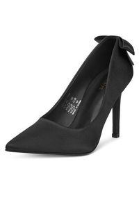 DeeZee Szpilki HD230755 Czarny. Kolor: czarny. Materiał: materiał. Obcas: na szpilce #4