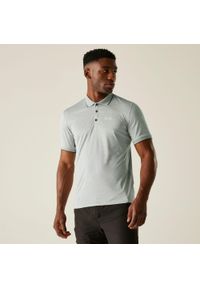 Regatta - Męska koszulka polo Remex. Okazja: na spacer. Typ kołnierza: polo. Kolor: szary, niebieski, wielokolorowy. Długość rękawa: krótki rękaw. Długość: krótkie #1