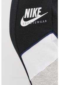 Nike Sportswear Spodnie damskie kolor czarny. Kolor: czarny. Materiał: dzianina #4