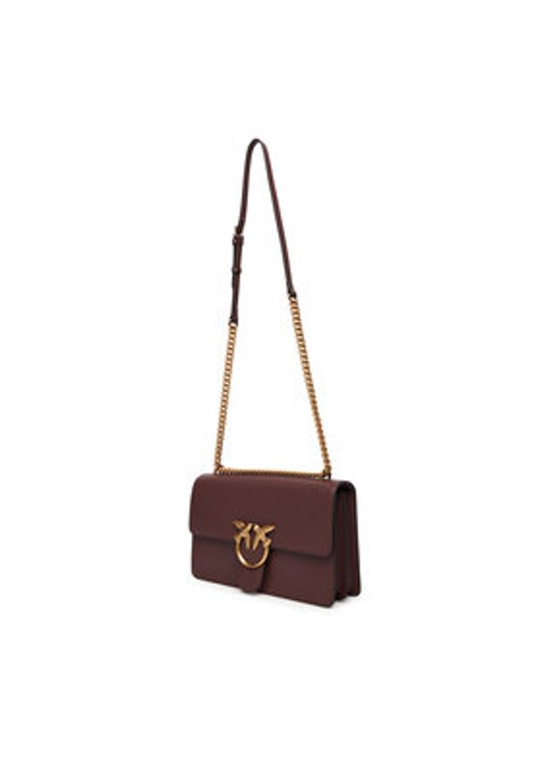 Pinko - PINKO Torebka Love One Classic Dc Al 25-26 PLTT 100941 A0F1 Brązowy. Kolor: brązowy. Materiał: skórzane