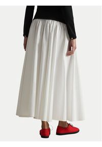Polo Ralph Lauren Spódnica trapezowa 211A96329002 Biały Regular Fit. Kolor: biały. Materiał: bawełna #3