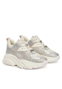 Steve Madden Sneakersy Privy SM19000082 Srebrny. Kolor: srebrny. Materiał: materiał #5