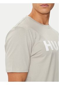 Hugo T-Shirt Dulivio 50467556 Szary Regular Fit. Kolor: szary. Materiał: bawełna