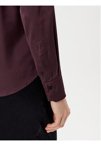 Marella Koszula Naples 2525116051 Bordowy Regular Fit. Kolor: czerwony. Materiał: syntetyk #4