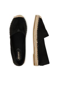 Jenny - JENNY Espadryle WSS990-249 Czarny. Kolor: czarny. Materiał: materiał