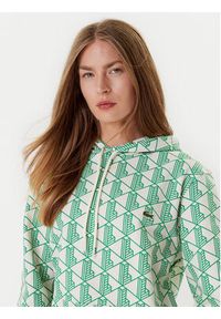 Lacoste Bluza SH2855 Zielony Classic Fit. Kolor: zielony. Materiał: bawełna #5