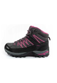 Buty damskie trekkingowe CMP Rigel wodoodporne. Kolor: wielokolorowy, czarny, szary. Materiał: materiał, syntetyk