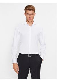 BOSS - Boss Koszula P-Hank-Spread-C1-222 50503533 Biały Slim Fit. Kolor: biały. Materiał: syntetyk #1