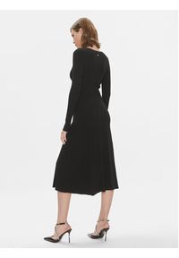 Pinko Sukienka dzianinowa Coccodrillo 102023 A18P Czarny Regular Fit. Kolor: czarny. Materiał: wiskoza #3