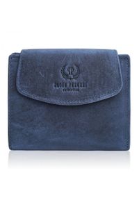 Portfel damski granatowy PAOLO PERUZZI T-12-DB. Kolor: niebieski. Materiał: skóra #1