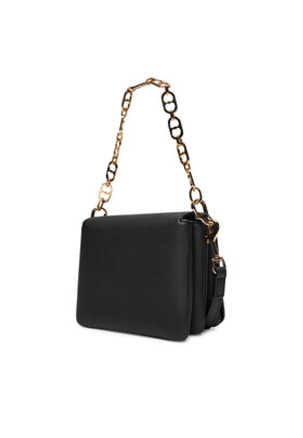 Love Moschino - LOVE MOSCHINO Torebka JC4314PP0LKK0000 Czarny. Kolor: czarny. Materiał: skórzane