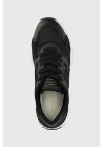 GANT - Gant buty Nicerwill 24537717.G00 kolor czarny. Nosek buta: okrągły. Zapięcie: sznurówki. Kolor: czarny. Materiał: materiał, włókno. Obcas: na platformie #4