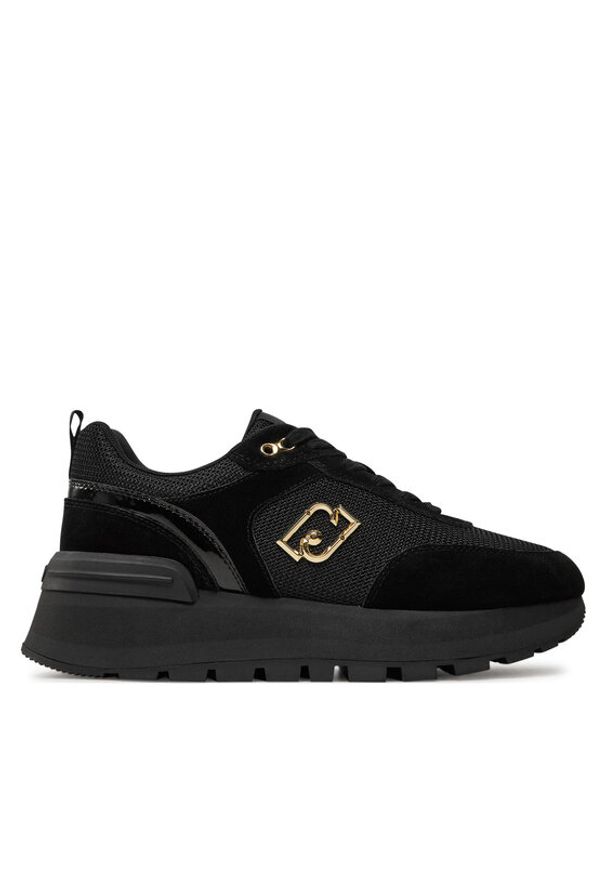 Liu Jo Sneakersy BF4143 PX027 Czarny. Kolor: czarny. Materiał: zamsz, skóra
