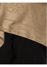 Calvin Klein Chusta K60K612971 Beżowy. Kolor: beżowy. Materiał: poliester, materiał #3